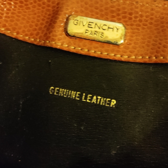 Vintage  Givenchy Black Leather Shoulder Purse - Picture 15 of 16